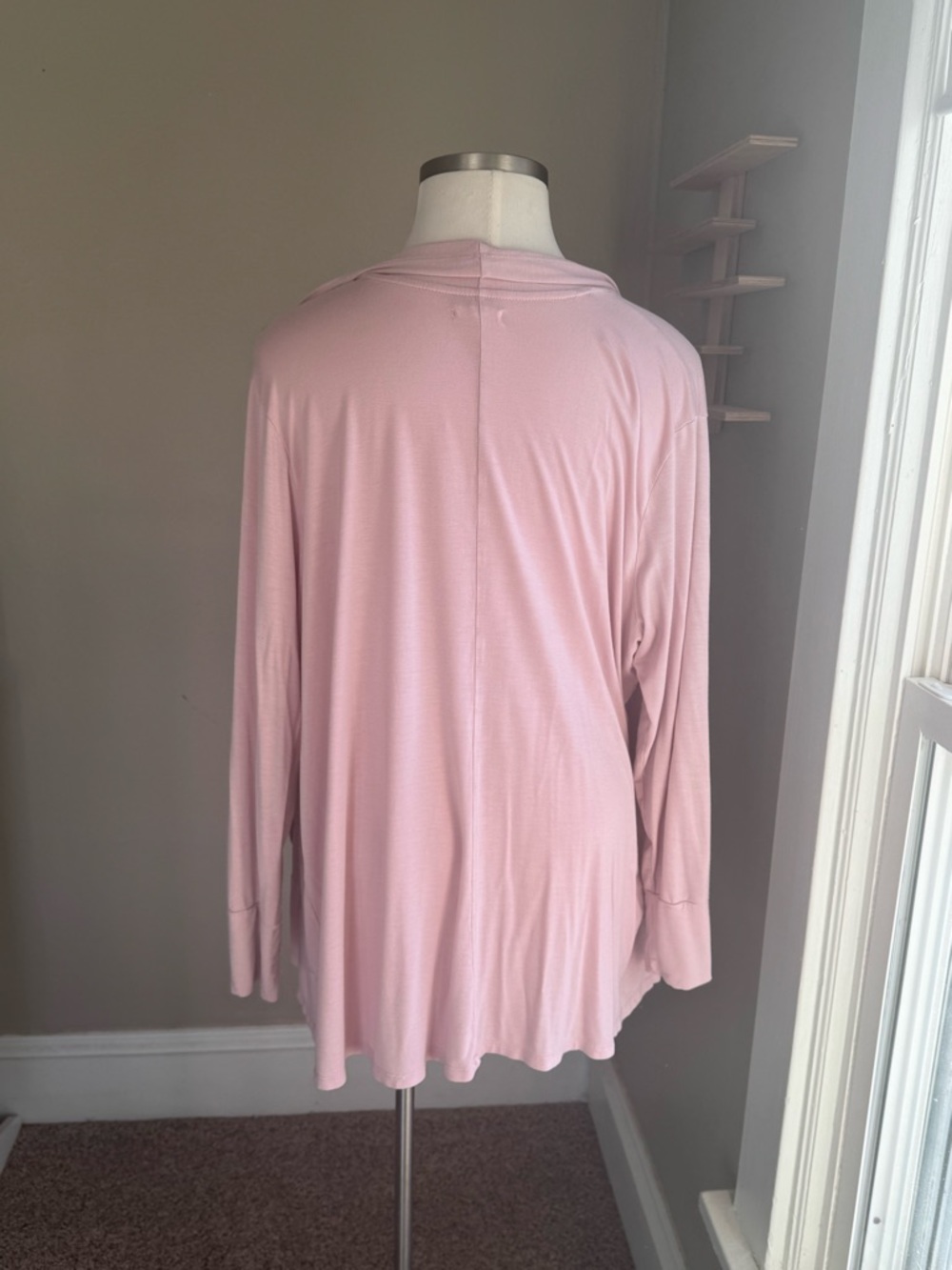 Maurices Light Pink Open-Front Women’s Cardigan Sweater - Picture 6 of 9
